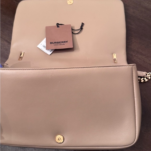 Burberry Tan Quilted Crossbody Bag - Picture 15 of 16